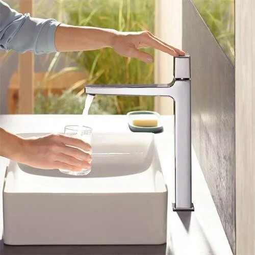 Смеситель для раковины Hansgrohe Metropol со сливным клапаном Push-Open - фото 3