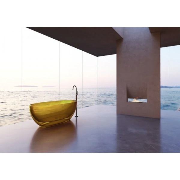 Ванна из полиэфирной смолы Abber Kristall 170x75 см желтая, 170x75 см - фото 3