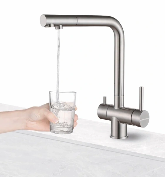 Смеситель для кухни Paulmark Skalen Sk213020 с возможностью подключения фильтра питьевой воды - фото 3