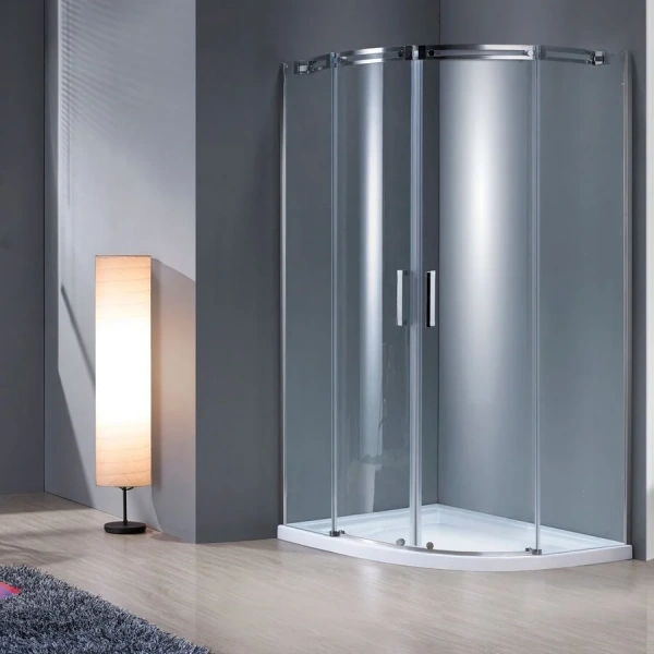 Душевой уголок Grossman Galaxy GR-4110 110x80 см двери раздвижные, стеклянные, угловые, без поддона - фото 5