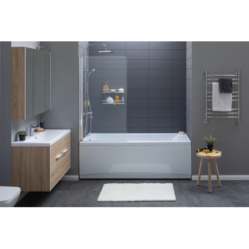 Ванна акриловая Aquanet Bright 170х75 см с каркасом, белые - фото 8