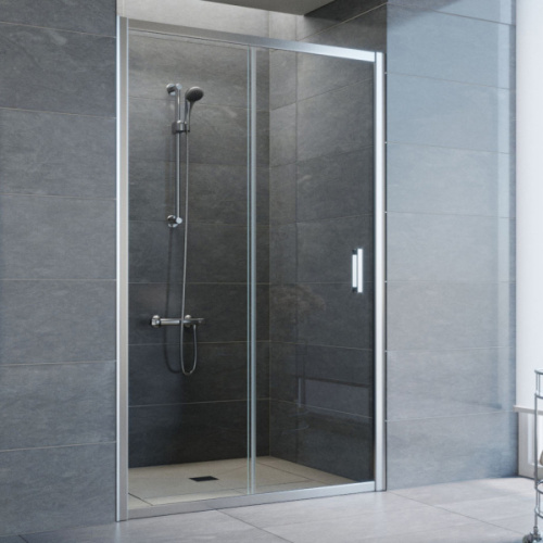 Душевая дверь стекло прозрачное Vegas-glass ZP 120 01, современные, hi-tech - фото 2