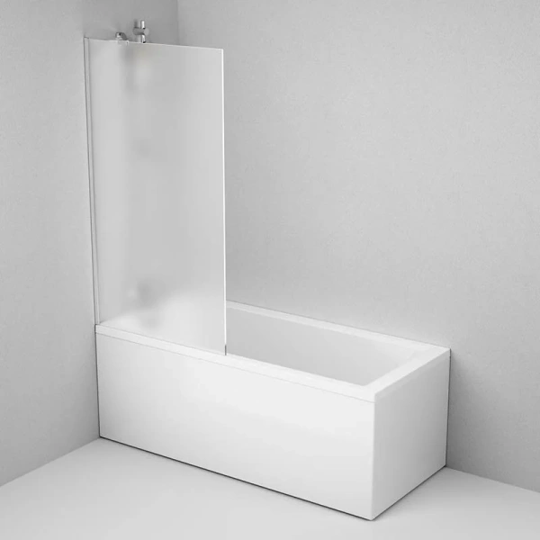 Неподвижная стенка Am.Pm Gem 80х140 см хром, стекло матовое, современные, hi-tech - фото 4