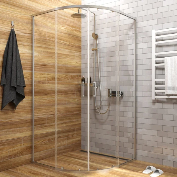 Душевой уголок IDDIS Zodiac 100х100 см глянцевый алюминиевый профиль - фото 3