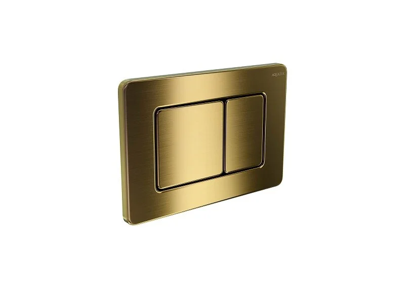 Клавиша смыва Акватек титановое золото матовое - фото 3