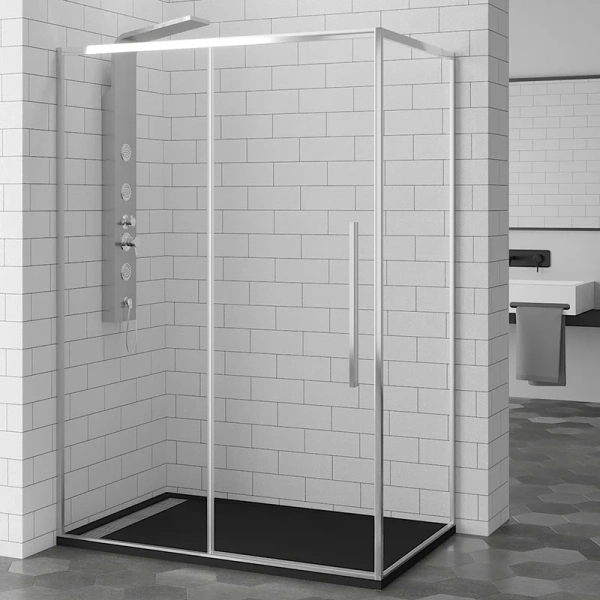 Душевая перегородка RGW Z-05 100 см профиль хром, современные, hi-tech - фото 2