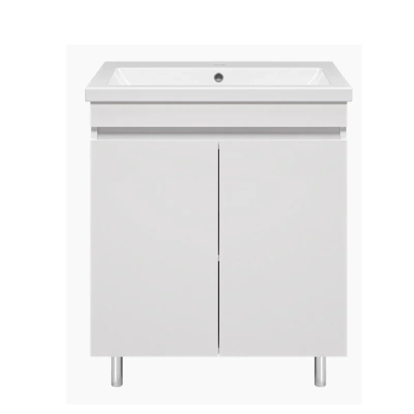 Тумба под раковину напольная Misty Енисей 70 см белая - фото 1