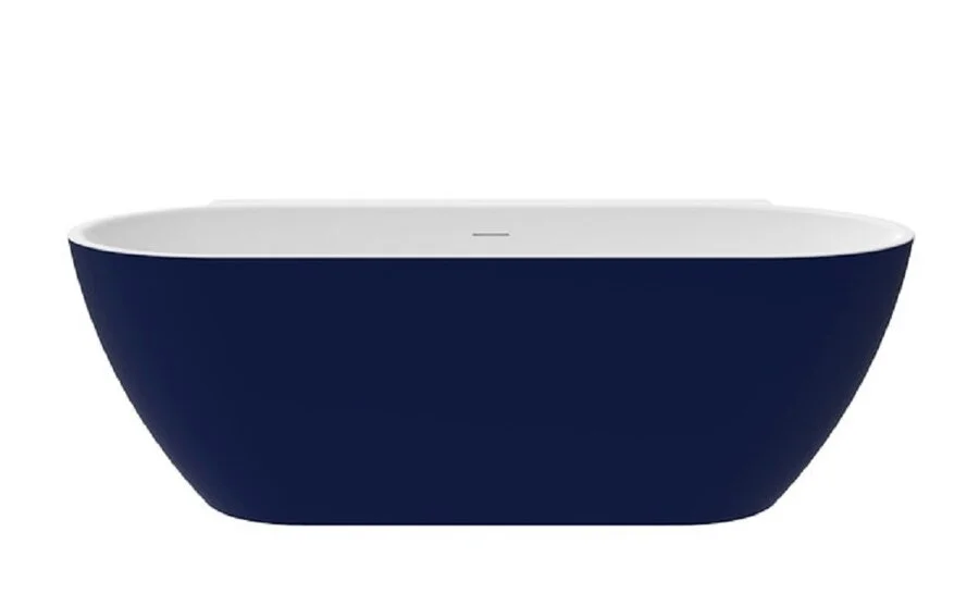 Ванна акриловая Corpa Nera Salieri CN130120, 170 х 80 см, синий матовый, овальные - фото 5