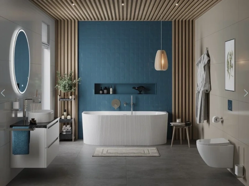 Ванна акриловая BelBagno 170x80 см пристенная белая - фото 2