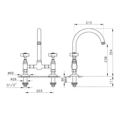 Смеситель для кухни Nicolazzi D.Anglaises 1460 - фото 3