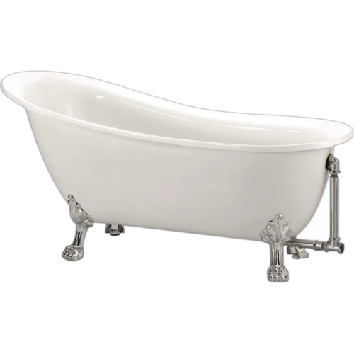 Ванна акриловая BelBagno 170х76 см отдельностоящая, ретро, в классическом стиле, прованс - фото 3