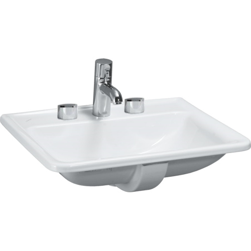 Раковина Laufen Pro 56 см с 3 отверстиями для смесителя - фото 1