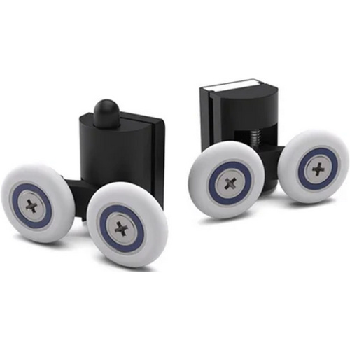 Душевая шторка на ванную профиль черный матовый стекло шиншилла Vegas-glass, 170 см - фото 2