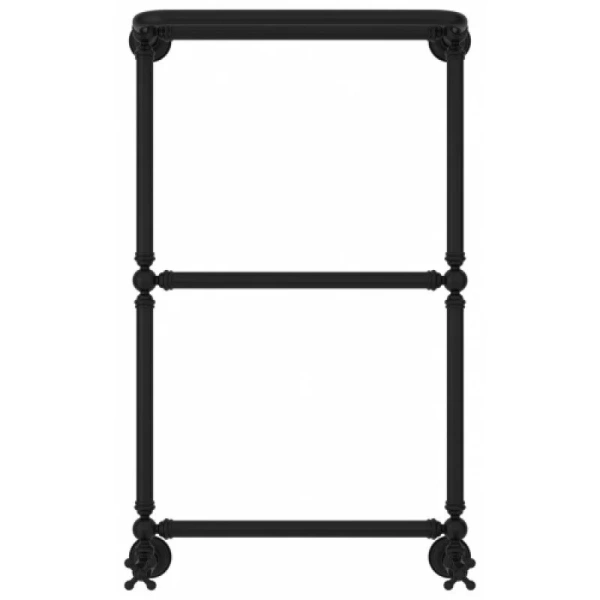 Полотенцесушитель водяной Сунержа Ренессанс 50х86 см черный матовый - фото 3