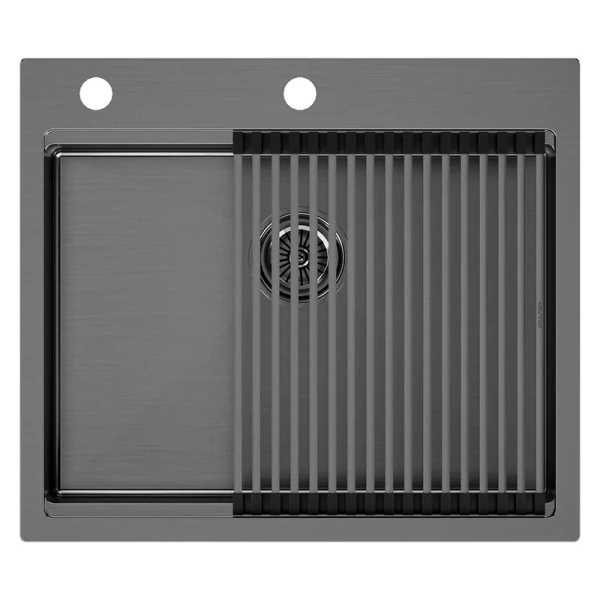 Мойка для кухни Paulmark Brim-Pro PM705951 59 см прямоугольная