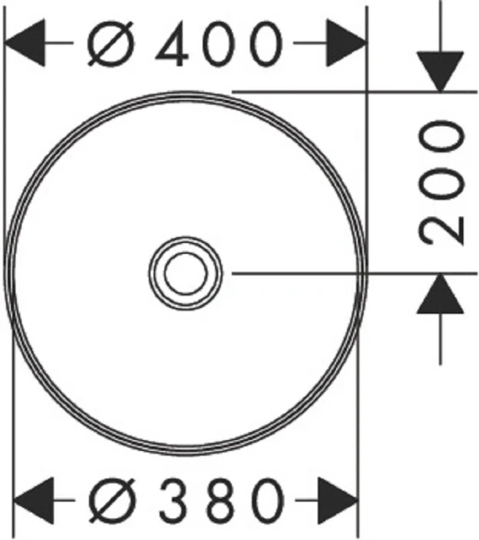 Раковина Hansgrohe Xuniva S 40 см белая - фото 2