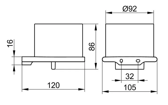 Дозатор для ванной Keuco Edition 400 11552, современные, hi-tech - фото 2