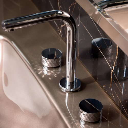 Смеситель для раковины Boheme Stick черный - фото 3