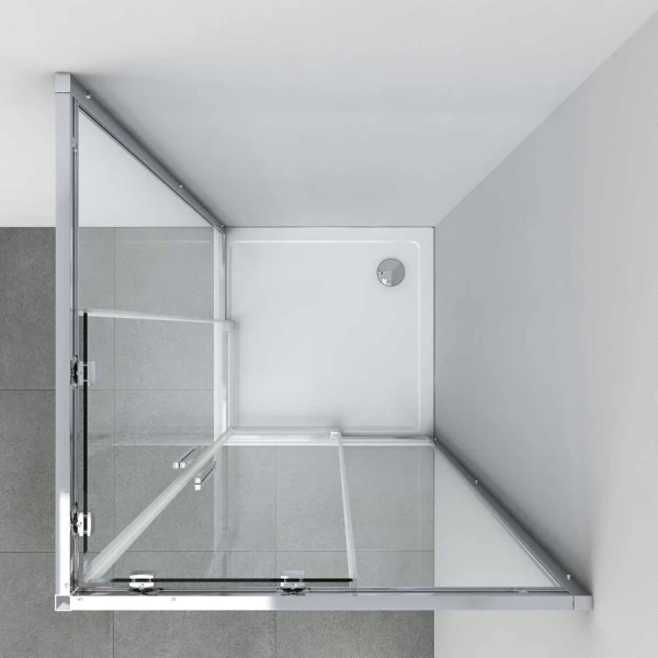 Душевой уголок Vincea Soft 90x90 см черный, прозрачные - фото 8