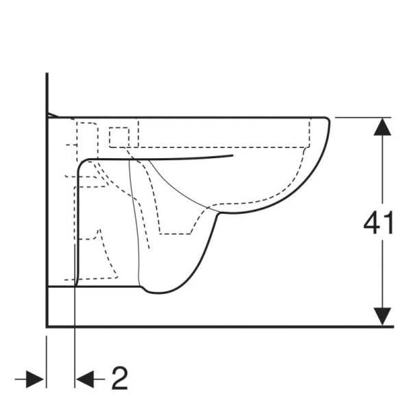 Унитаз подвесной Geberit Renova Nr.1 Plan 202170000 белый, с микролифтом - фото 8