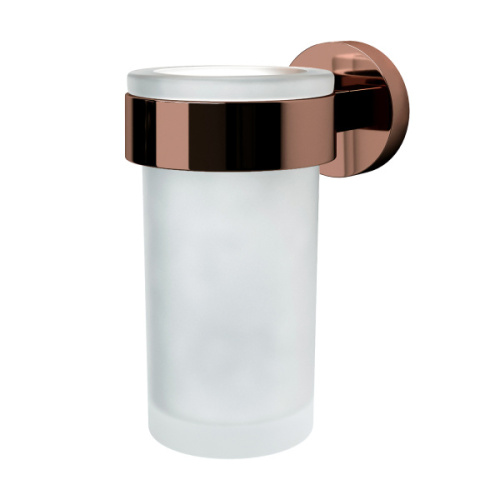 Стакан для ванной WasserKRAFT Asphe розовое золото - фото 1