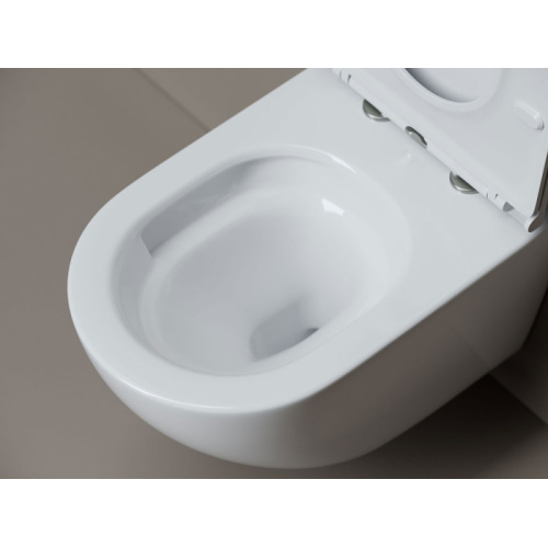 Унитаз подвесной Ceramicanova Whirl сиденье микролифт, белые - фото 6