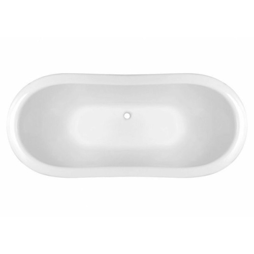 Ванна из литьевого мрамора Эстет Бостон 180х74 см белая матовая - фото 4