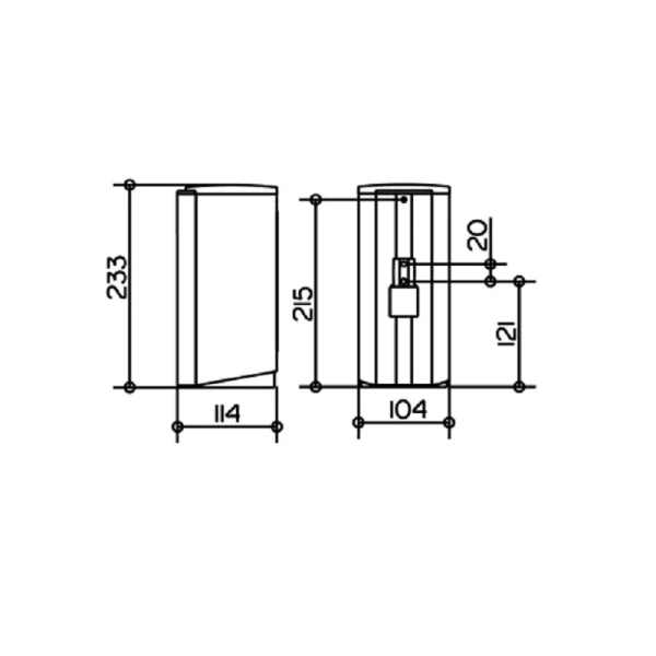Дозатор для ванной Keuco Plan 14956, современные, hi-tech - фото 2