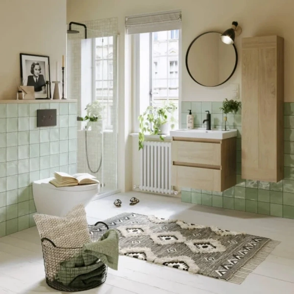 Тумба с раковиной подвесная Aqwella Astrid AST0106DD 60 см с ящиками, моноблок - фото 5