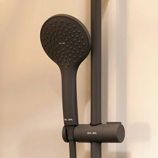 Душевой уголок Am.Pm Gem S 90x90 см с душевой стойкой, современные, hi-tech - фото 3