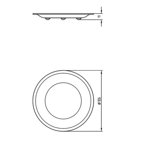 Мыльница Migliore Fortis золото, современные, hi-tech - фото 2