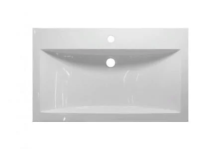 Раковина мебельная Misty Монако 80 см белая - фото 1