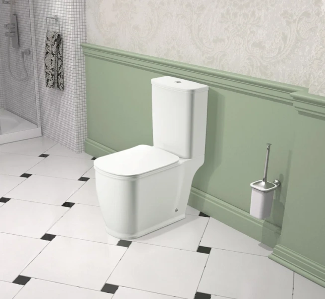 Унитаз компакт Lavinia Boho Bell Pro белый, с вертикальным выпуском в пол, с горизонтальным, прямым выпуском, с прямым выпуском - фото 7