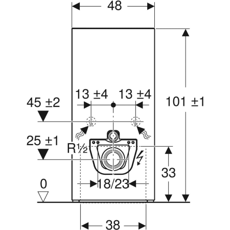 Инсталляция для унитаза Geberit Monolith 131.221 - фото 3