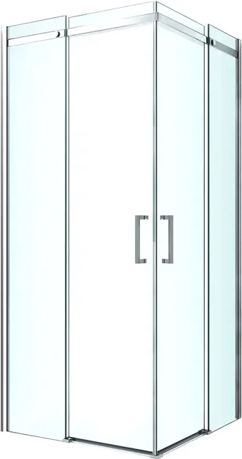 Душевой уголок BERGES Melita 80x80 см профиль хром сильвер - фото 2