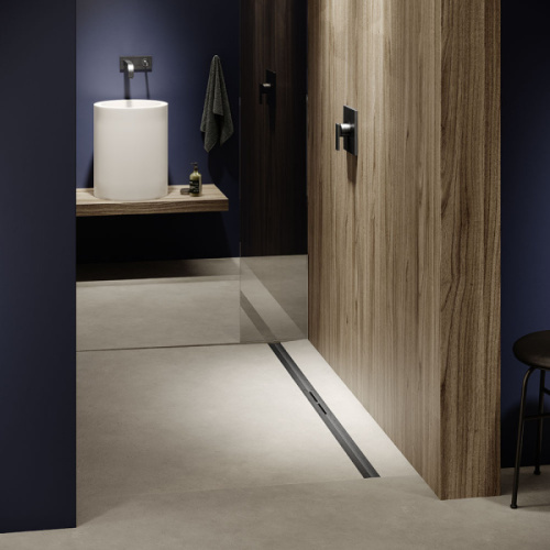 Душевой лоток Tece TECEdrainprofile 80 см черный сатиновый хром, черые - фото 3