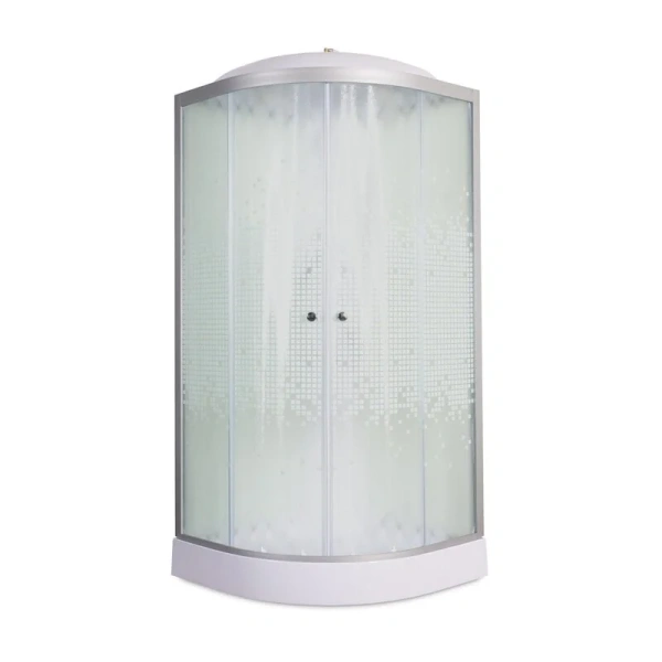 Душевая кабина Deto L 100x100 см с гидромассажем - фото 1