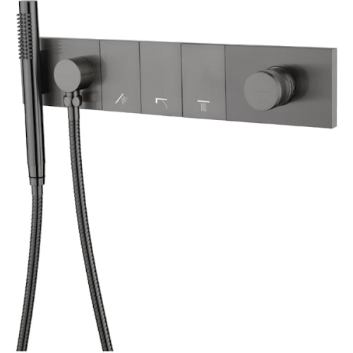 Смеситель для душа Boheme Zodiac черный - фото 4