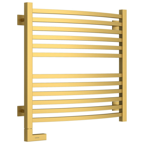Полотенцесушитель электрический Сунержа Аркус 2.0 60х60 см матовое золото, тэн левый - фото 17