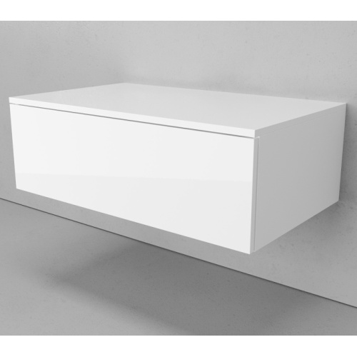 Тумба подвесная Velvex Unit 80 см белая матовая, 80 см - фото 3