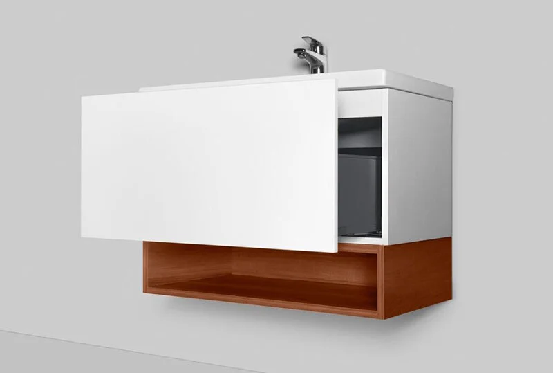 Полка Am.Pm Gem орех текстурированный, в наличии index_1 - фото 4