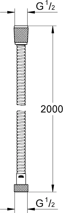 Шланг для душа Grohe Relexaflex хром - фото 2