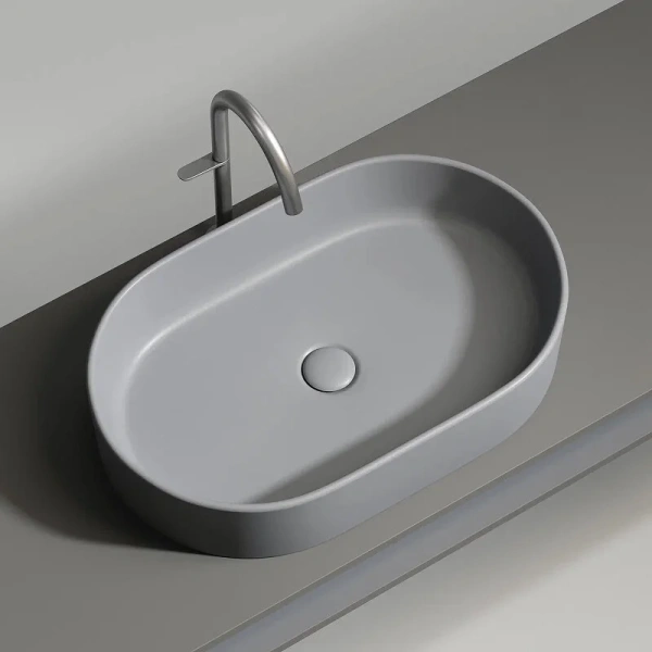 Раковина Ceramica Nova Element 60 см антрацит матовый, 60 см - фото 6