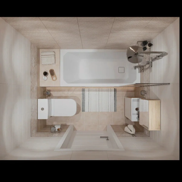 Ванна акриловая Diwo Элиста 180 x 80 см, с каркасом, цвет белый, Щ0000055168/Щ0000048582, без гидромассажа, недорогие - фото 6