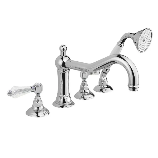 Смеситель для ванны, ручка 34 Cristallo Liberty, Nicolazzi Half Dome Crystal 1449