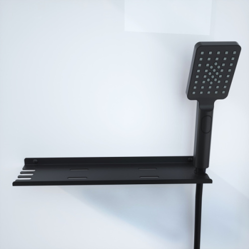 Душевая кабина Black&White Galaxy G8036 100x100 см с гидромассажем, с распашными дверьми - фото 6