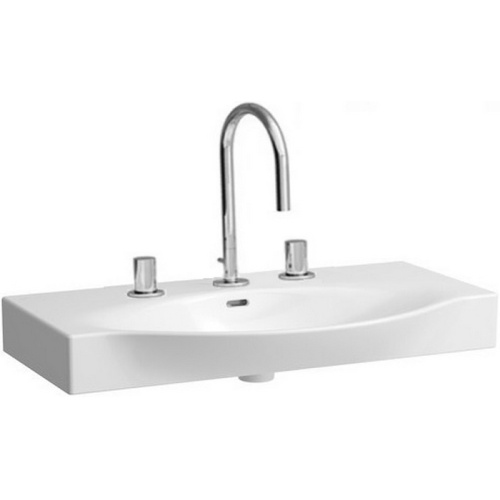 Раковина Laufen Palace 90 см с тремя отверстиями для смесителя - фото 3