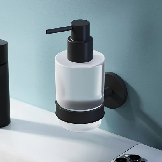 Дозатор для мыла Am.Pm X-Joy черный матовый - фото 4