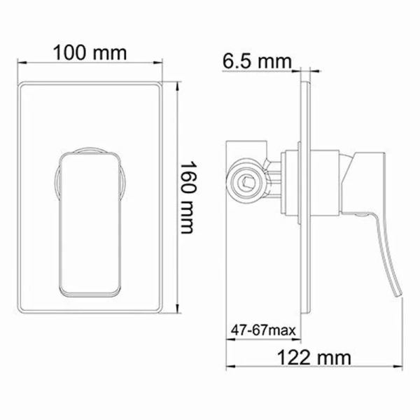 Гигиенический душ со смесителем WasserKRAFT Aller хром - фото 4