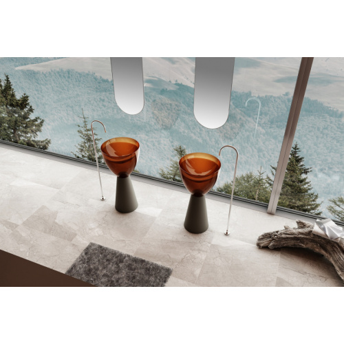 Раковина Abber Kristall 45 см черная/коричневая, черные, другие - фото 4